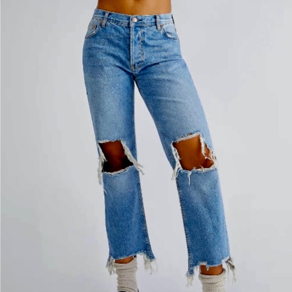 We The Free distressed jeans
